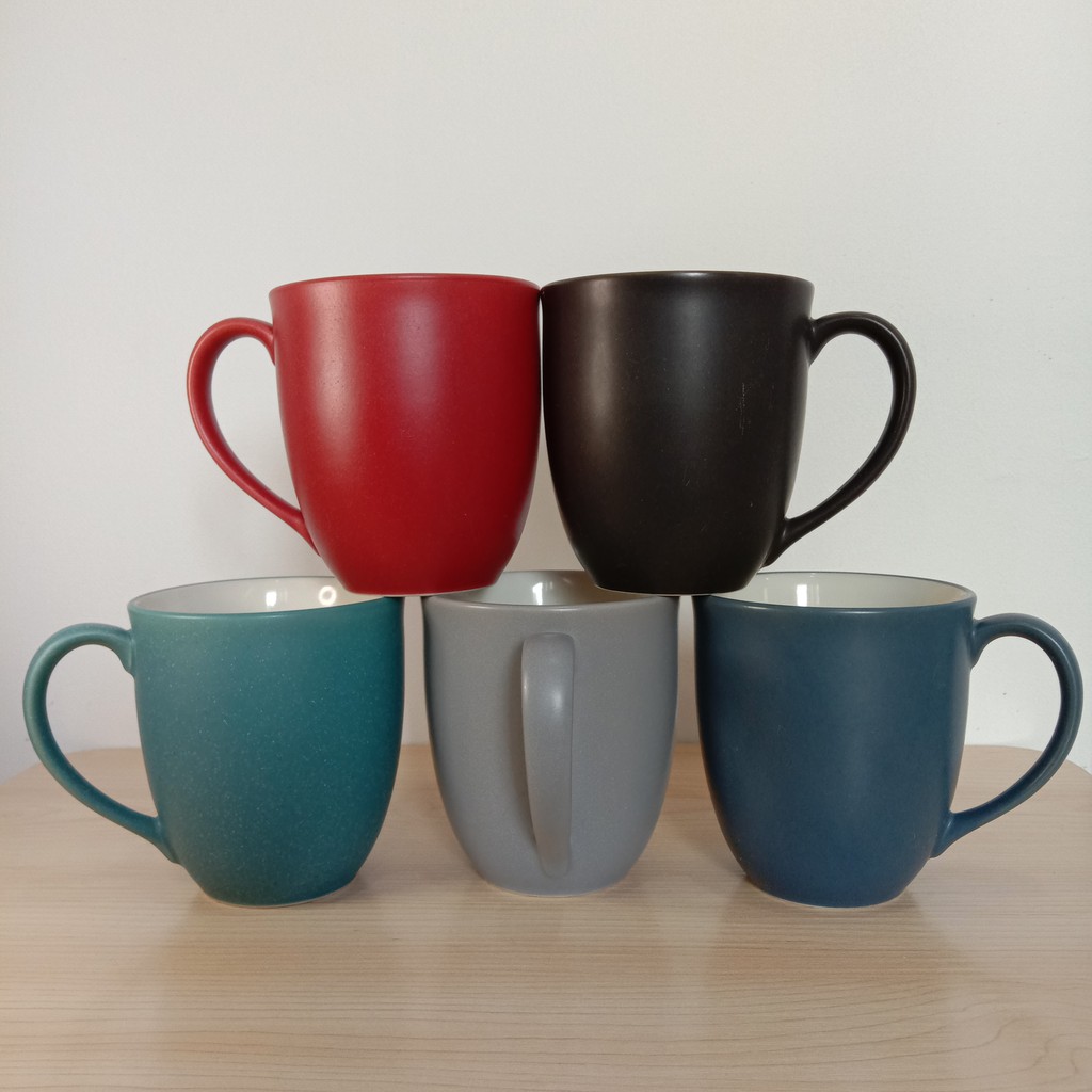 Gelas Mug Keramik Cantik Motif Noritake