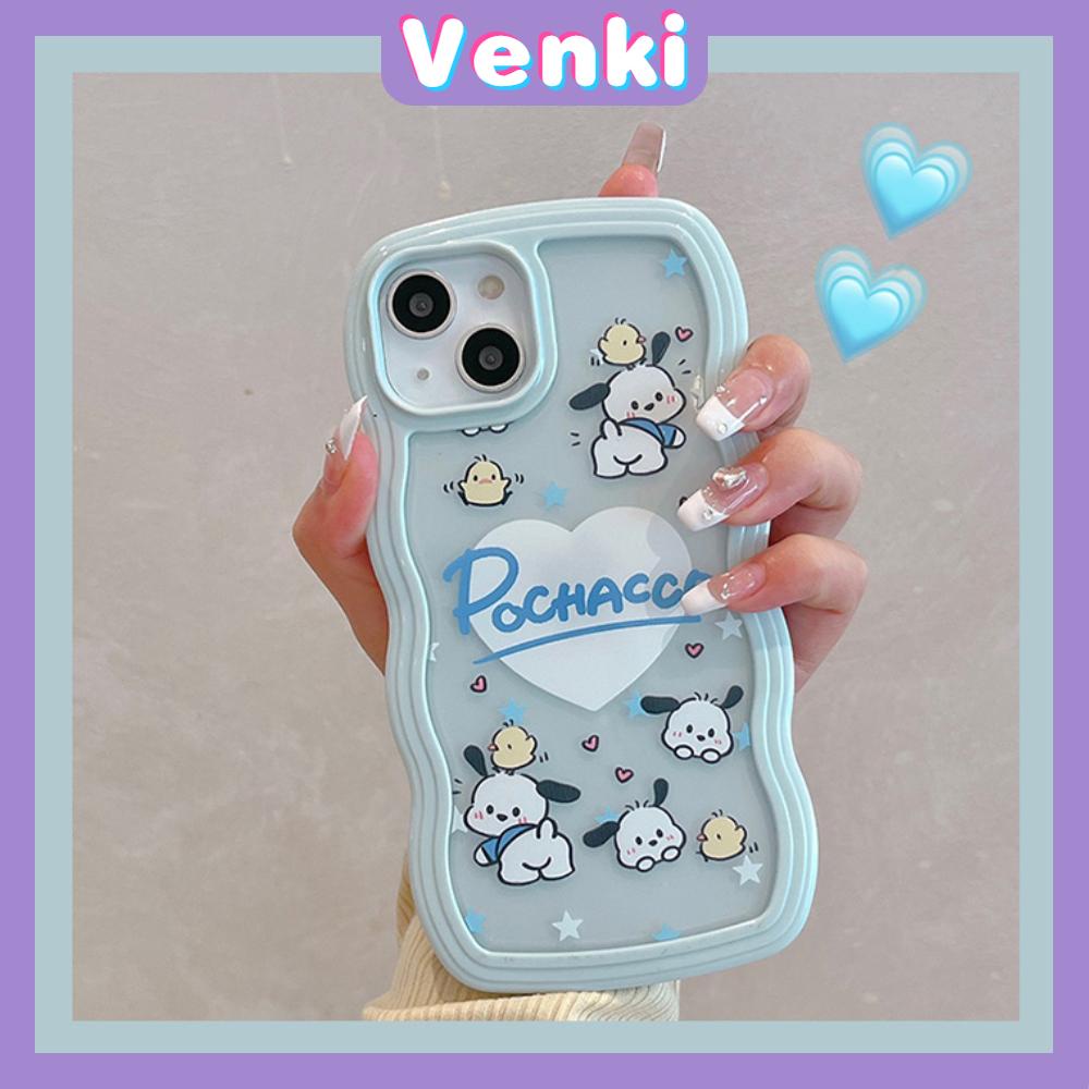 iPhone Case Candy Color Wave 2-in-1 Silicone Soft Case Airbag Shockproof Protection Camera Cute Cartoon Puppy Compatible For iPhone 11 Pro Max 13 Pro Max 12 Pro Max 7Plus xr XS Max