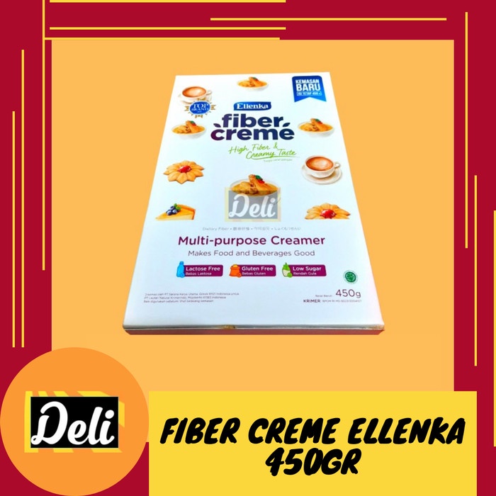 

Fiber Creme Ellenka Kotak Multi Purpose Creamer 450gr / Krimer Serbaguna Ellenka