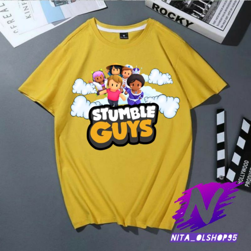 baju anak stumble guys adventur terbaru kaos stumble guys