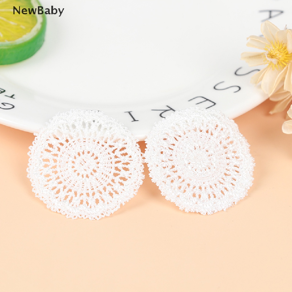 2pcs / Set Mainan Miniatur Meja Makan Skala 1: 12 Untuk Aksesoris Rumah Boneka
