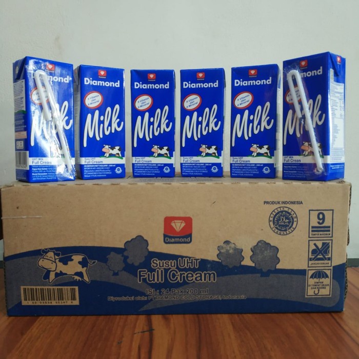 

Ee5F10 Diamond Susu Uht 200Ml (Full Cream/Low Fat/Cokelat/Strawberry) 1 Karto - Low Fat 6Gddv