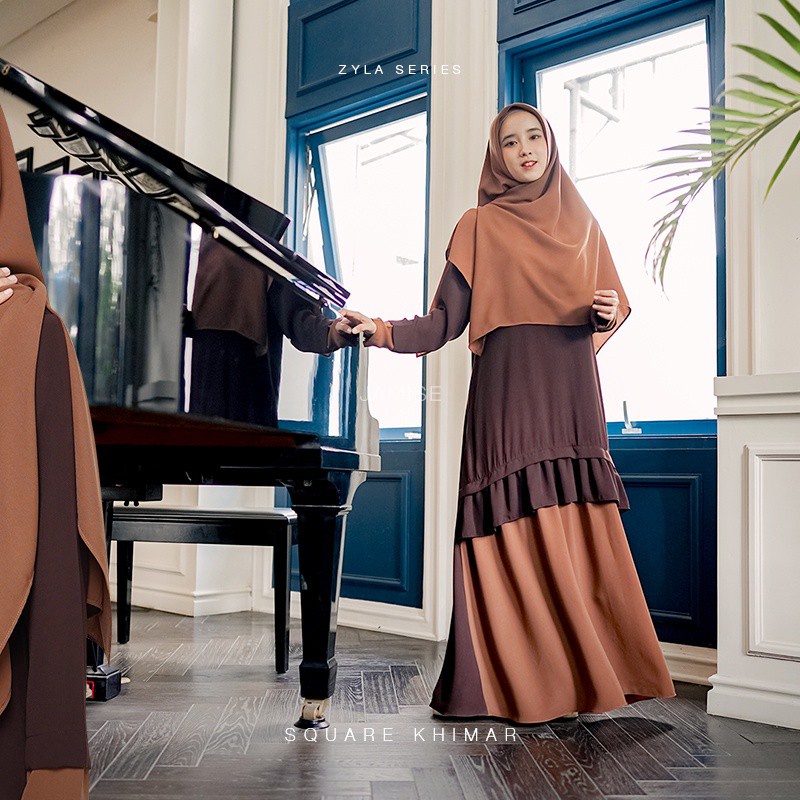 Jamise Syari Original RASAMALA ZYLA Series I Gamis Set - Gamis Remaja Terlaris