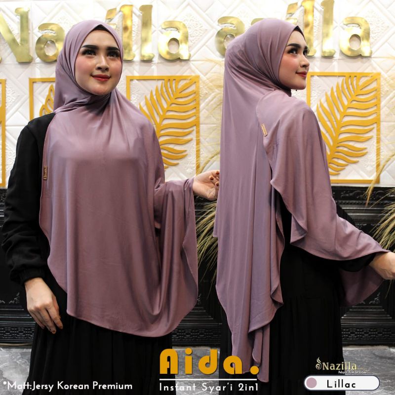 Jilbab Pashmina Instan Jersey Aida Ori Nazilla