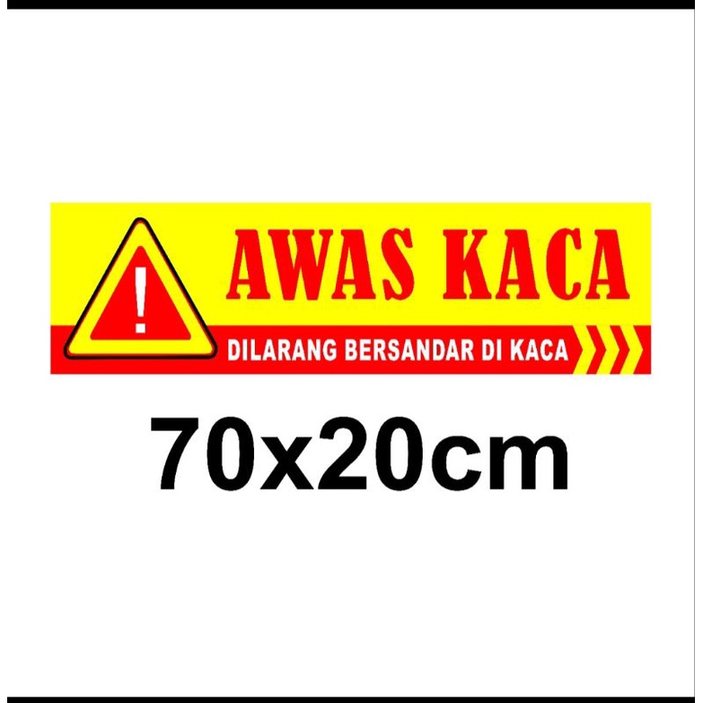 

STIKER KACA DILARANG BERSANDAR