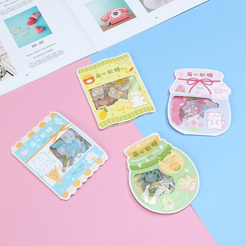 R-flower Animal Stiker Stationery Scrapbooking Label Lucu