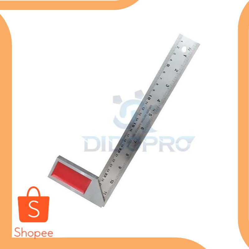

Jual perkakas Penggaris Siku Tukang 30 cm Stainless 20DEZ Limited