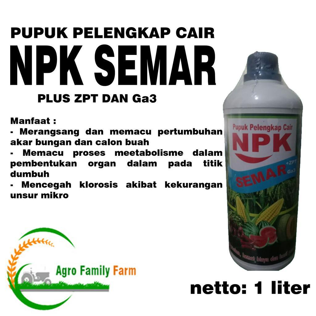 Pupuk Cair NPK Semar Plus ZPT dan Ga3 1 liter