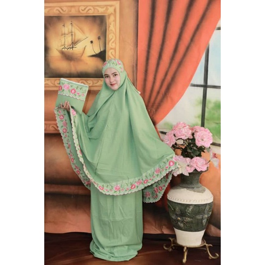 mukena khadijah bordir