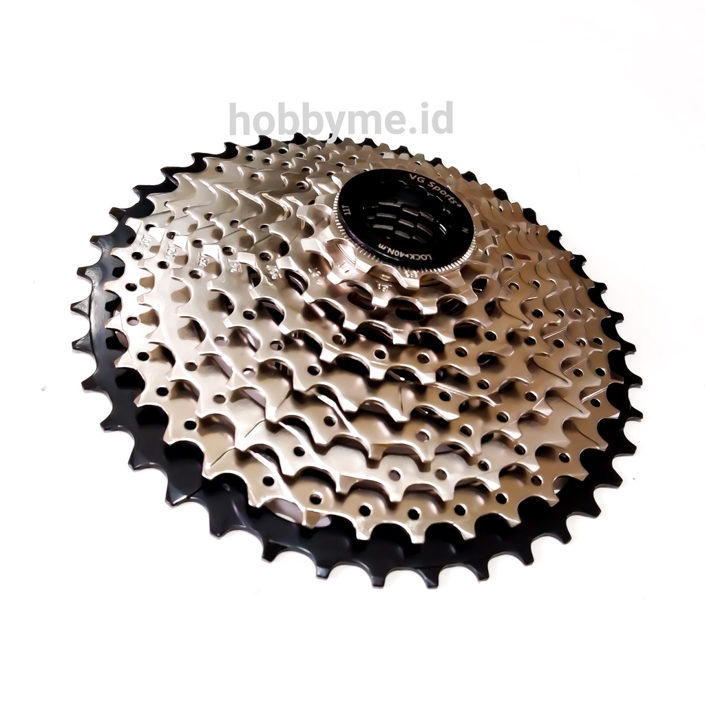 Sprocket Sepeda 9 SPEED 11T - 40T Carbon Steel VG Sport. Gear Belakang Sepeda 9 Kecepatan.
