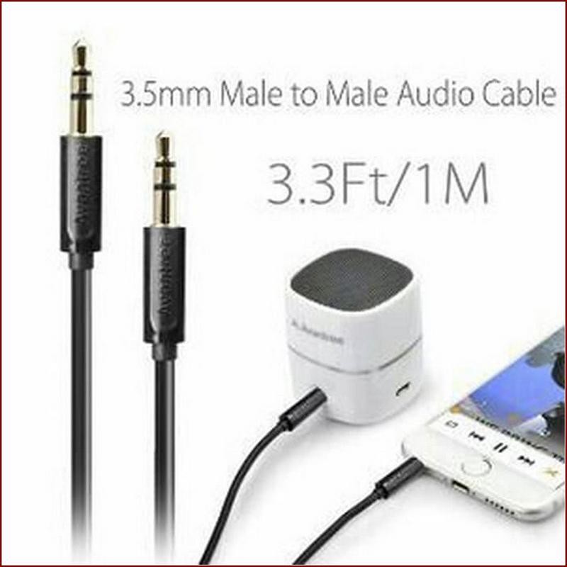 Avantree Audio Cable 3.5Mm AUX / Aug Tr305 | Original 100% | 100Cm