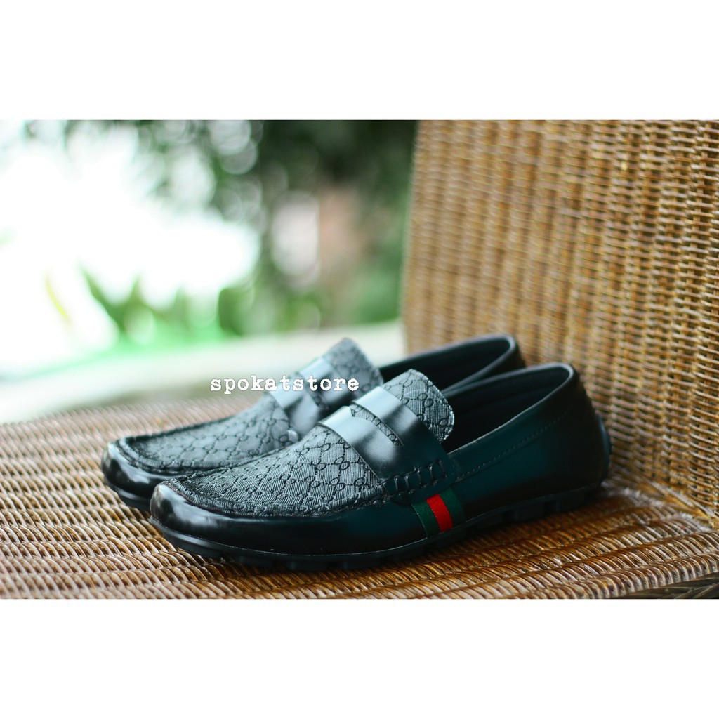 bn56fd Sepatu gucci / sepatu kasual pria / sepatu pantofel pria / sepatu semi formal pria