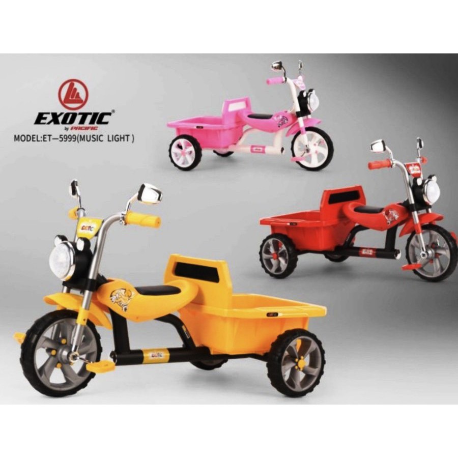 Exotic Tricycle ET-5999 / Sepedah Anak / Mainan Anak
