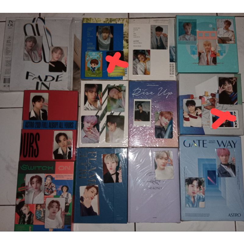 WTS ALBUM ASTRO FULLSET UNSEALED Detail liat Desk summer vibes, winter dream, dream pt. 01, dream pt