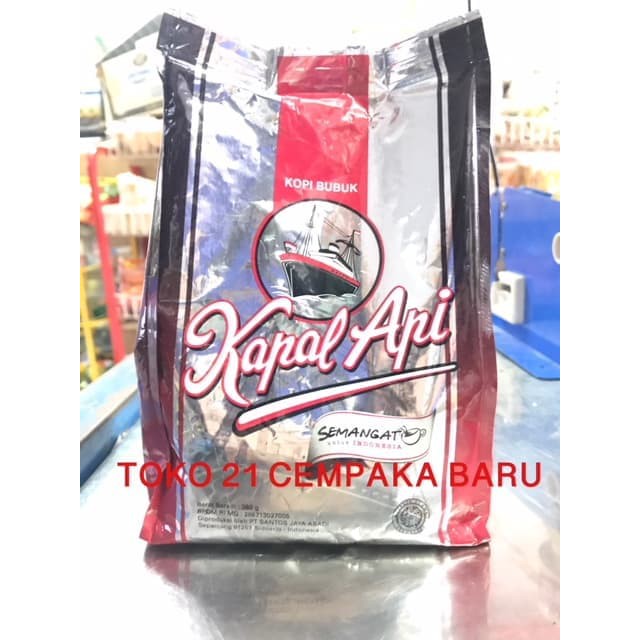 

Kapal Api 380 gr | Kopi Bubuk Hitam Minuman Refill Kapal Api 380g - kkp706