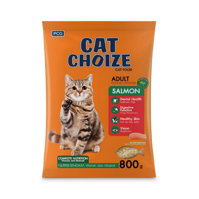 Cat Choize Adult salmon pakan kucing 800gr