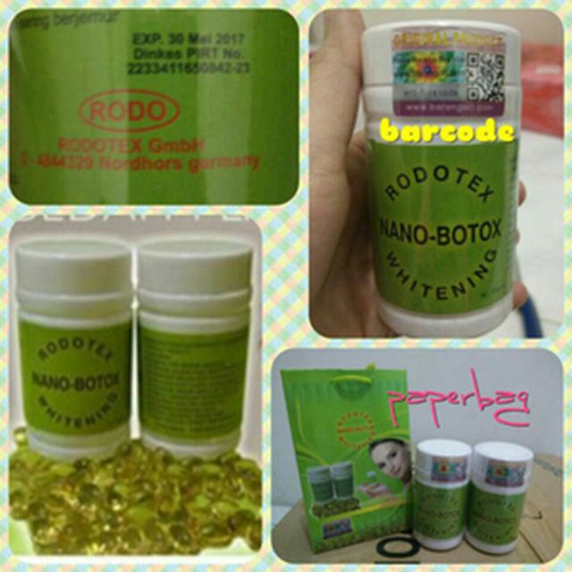 FREE ONGKIR RODOTEX NANO BOTOX Whitening Kapsul MURAH TANPA TAS (tergantung persediaan)