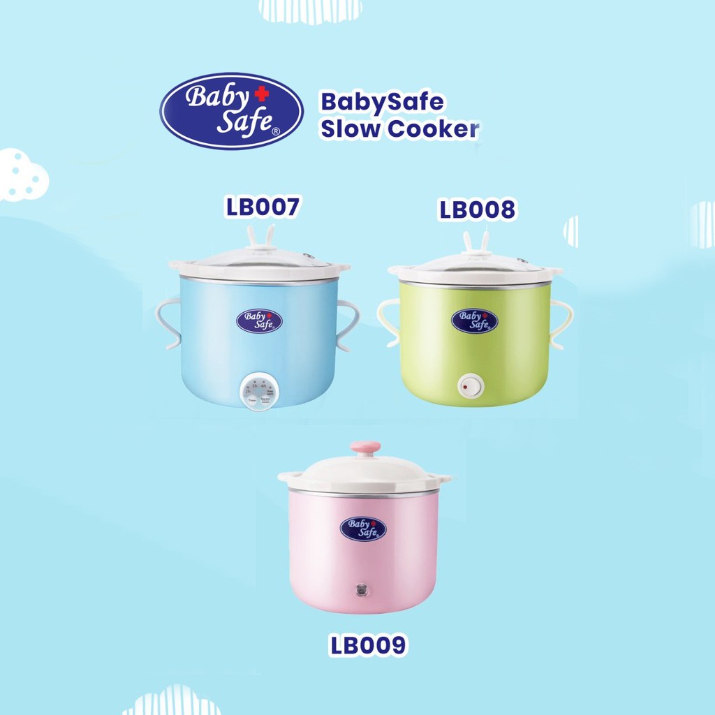 BABY SAFE SLOW COOKER FOOD MAKER ALAT MASAK MAKANAN LB007 / LB008 / LB009