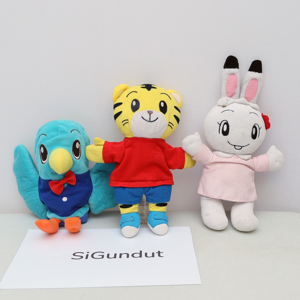 Boneka Shimajiro plush kodomo challange