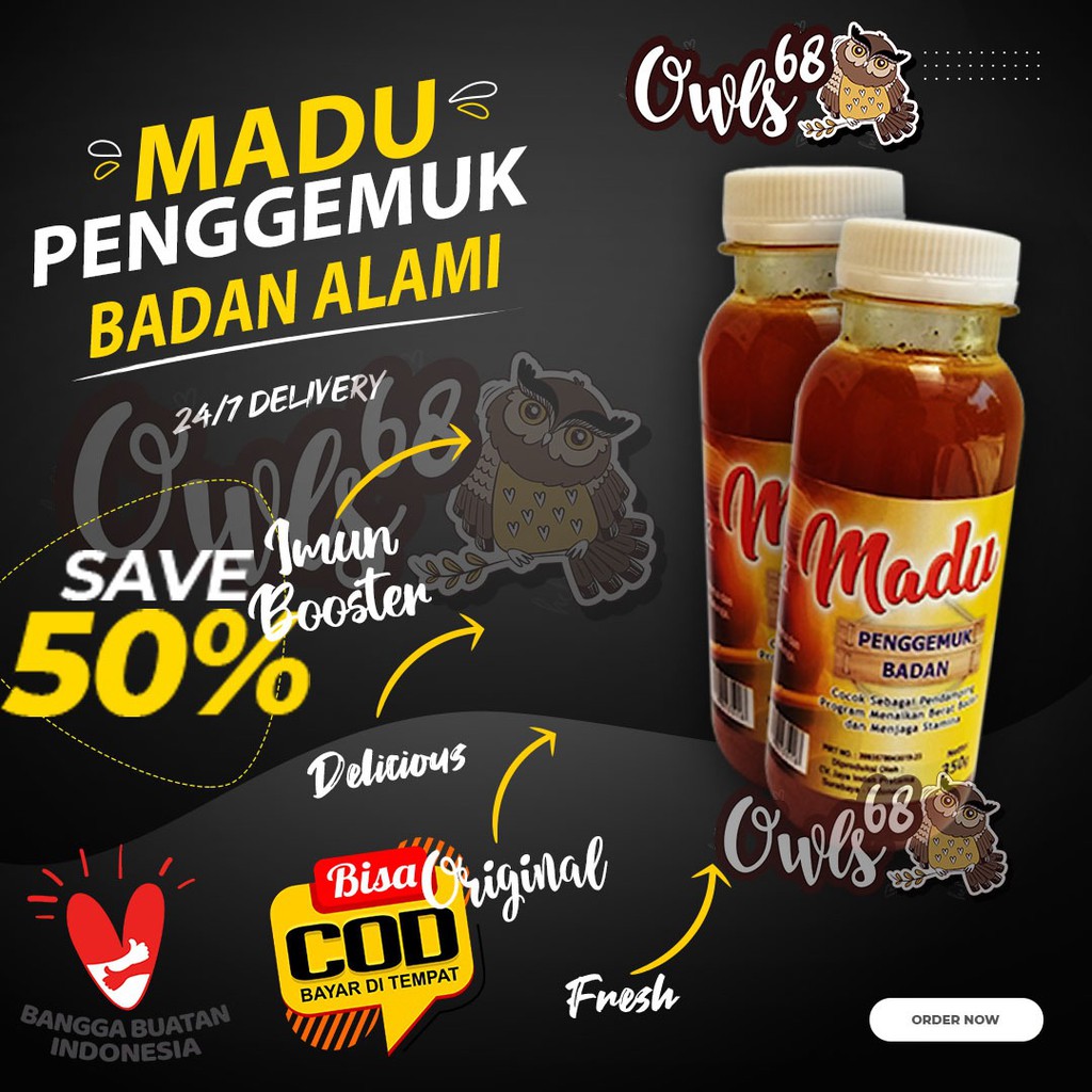 

PROMO Madu Murni Asli Original 100% Go Jack Banyak Varian Rasa, Menjaga IMUNITAS Tubuh di masa Covid 19