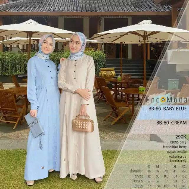 Endomoda long dress gamis only