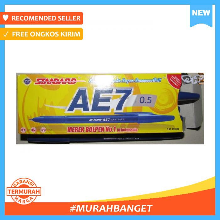 

Pulpen - Ae 7 Standard Biru - Alat Tulis