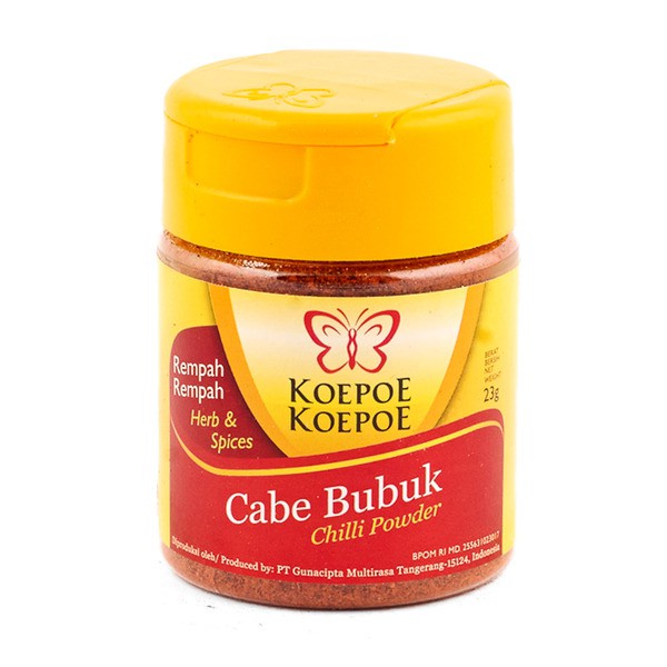 

KOEPOE KOEPOE / Kupu Kupu Cabe Bubuk 23gr