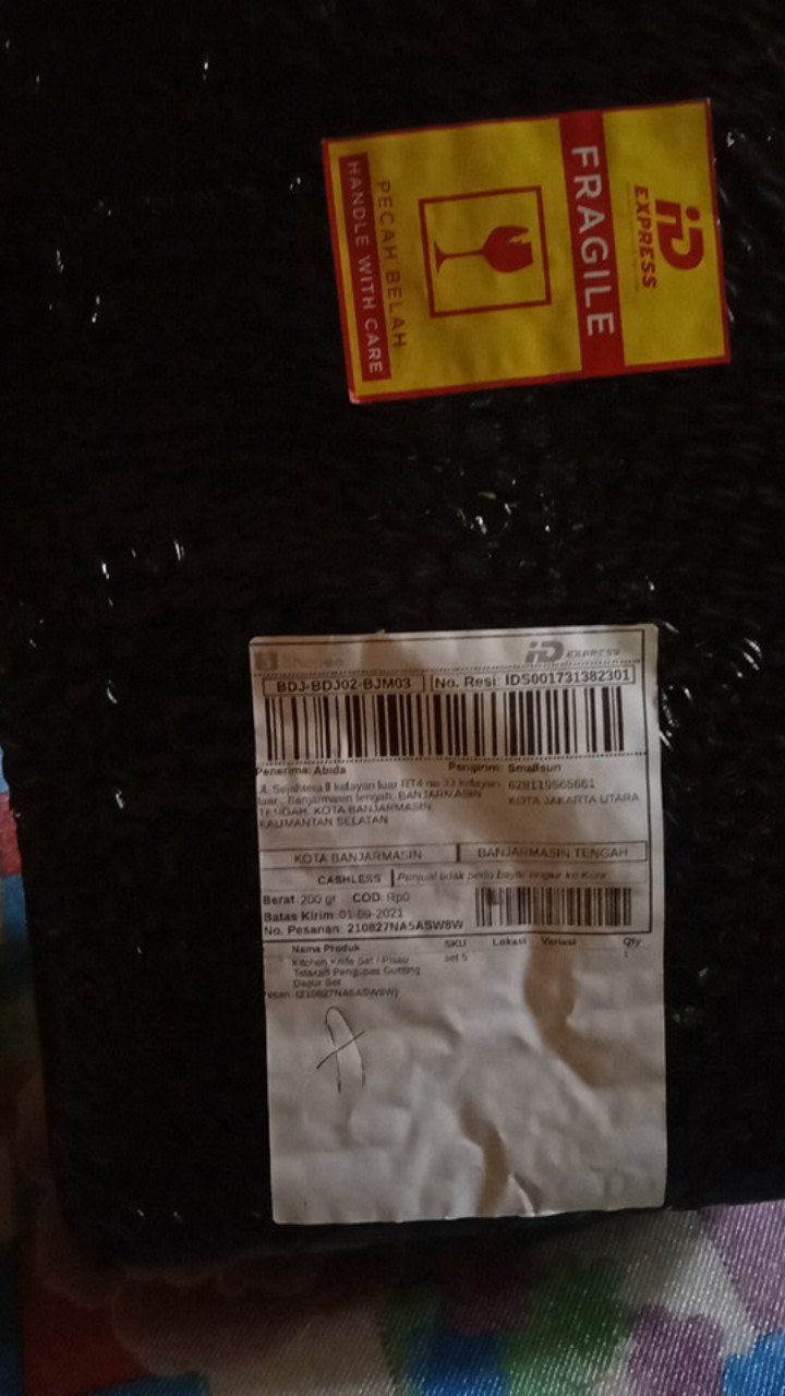 Kitchen Knife Set / Pisau Tatakan Pengupas Gunting Dapur Set