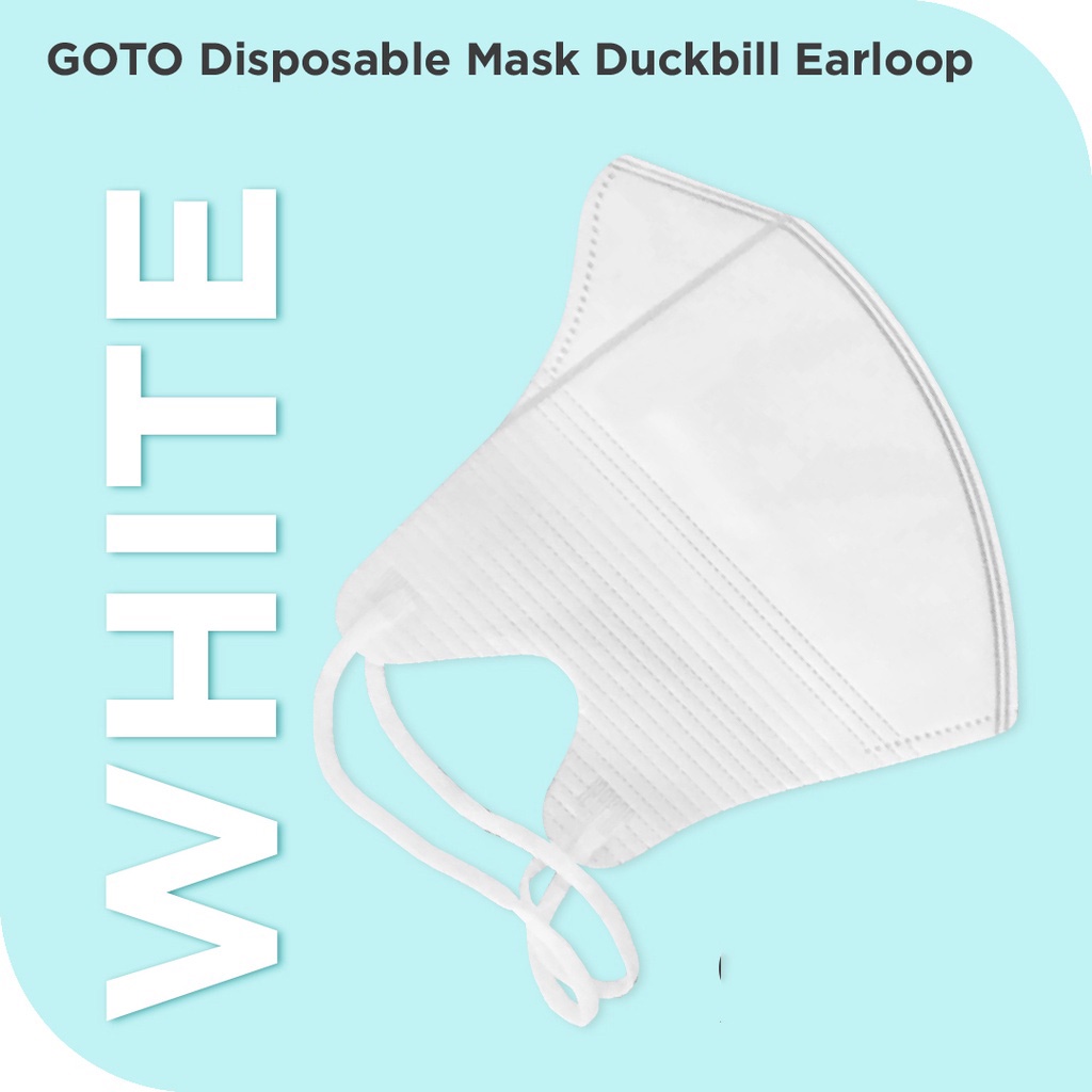 Masker Duckbill 3ply Makser Medis 2Pcs