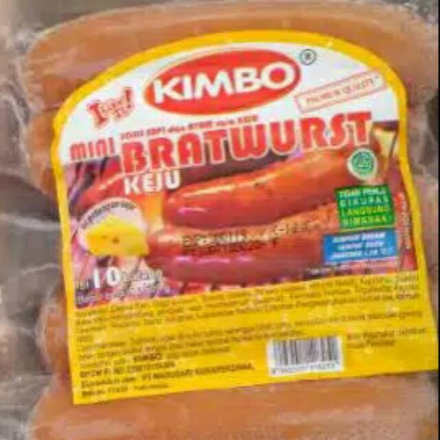 

Sosis bratwurst keju KIMBO