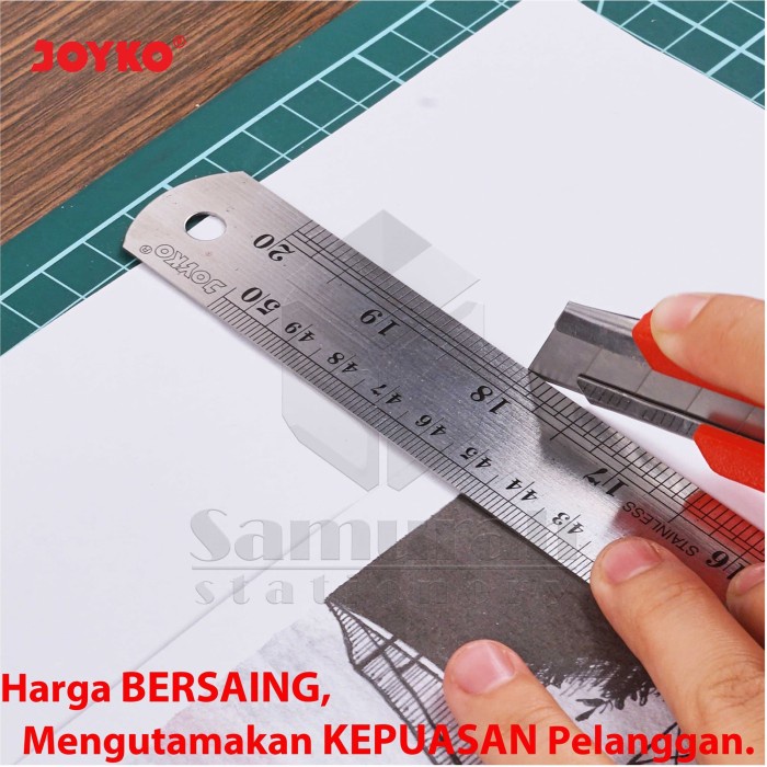 

Aman Penggaris Besi Joyko 50 Cm Rl-St50 / Pcs / Ruller Stainless 50Cm St50 Promo