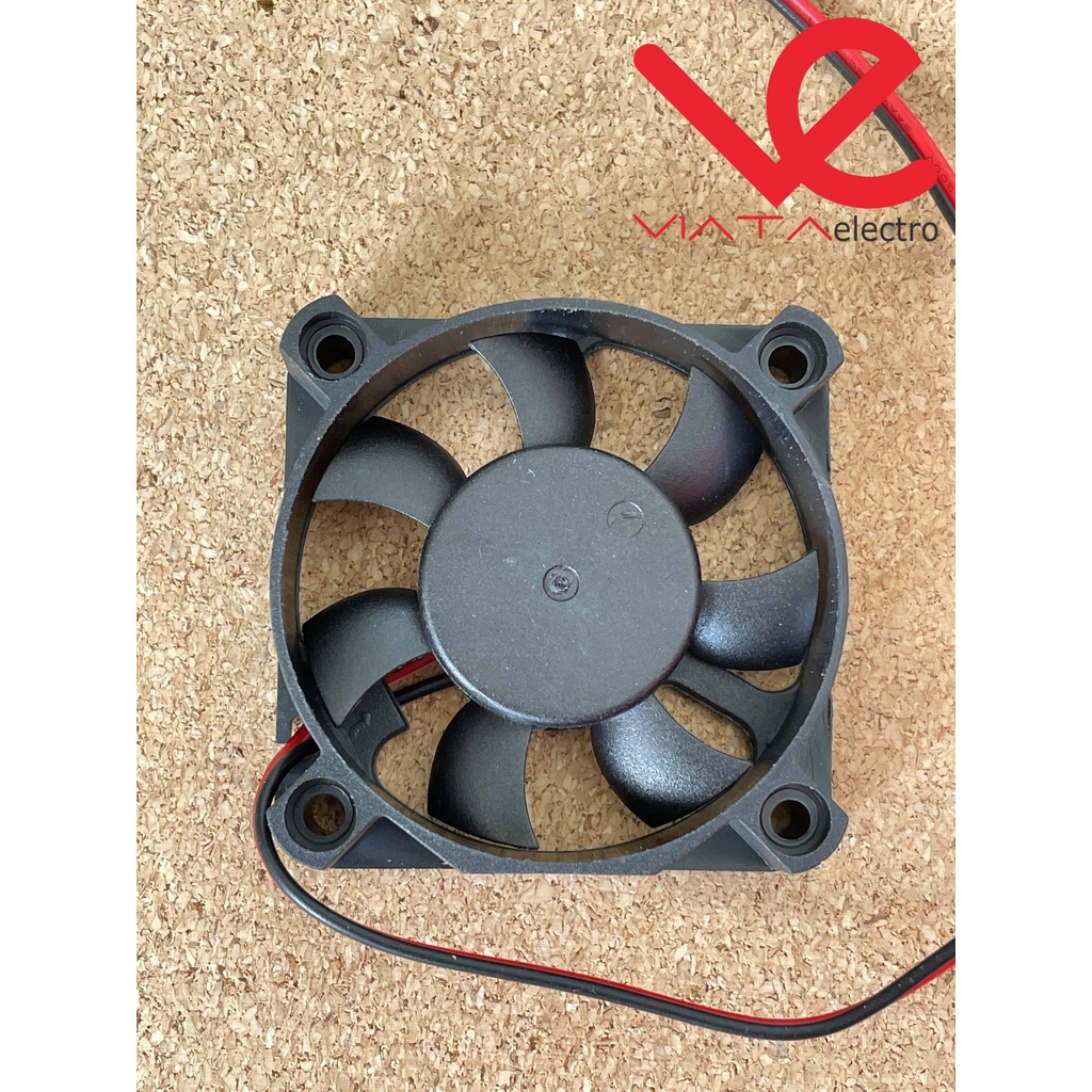 FAN DC 12V 5cm BRUSHLESS FAN KIPAS DC 5x5cm TEBAL COOLING EXHAUST 5cm KIPAS PENDINGIN 50mm 5 x 5cm 0.10A