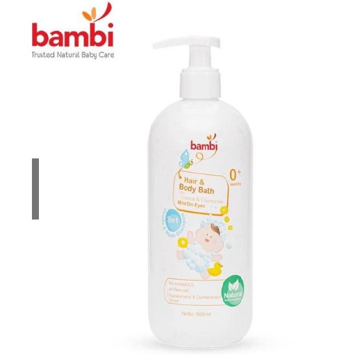 BAMBI BABY HAIR &amp; BODY BATH PUMP - 500 ML 8621