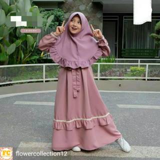 Baju Muslim Anak Perempuan Cantik Usia 6-09 Thn / Model