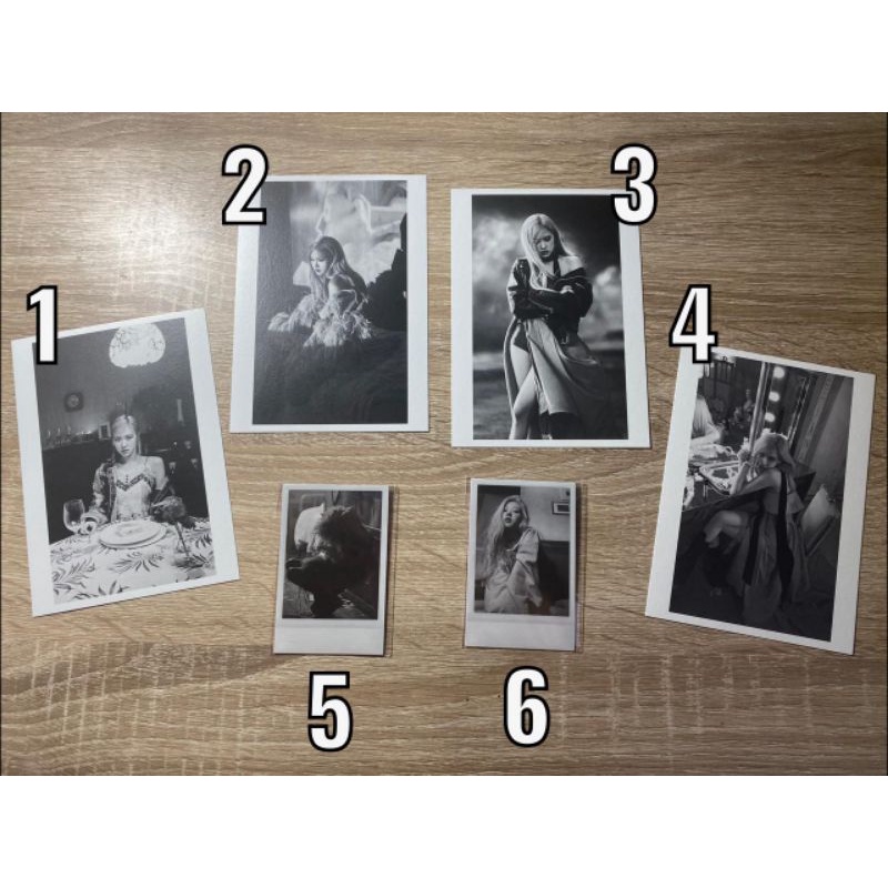 Rose BLACKPINK Polaroid Official from R Album