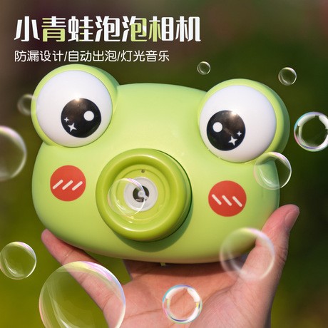 Mainan Anak Bubble Camera Karakter / Kamera Gelembung Busa Sabun / Bubble Camera Lampu Music