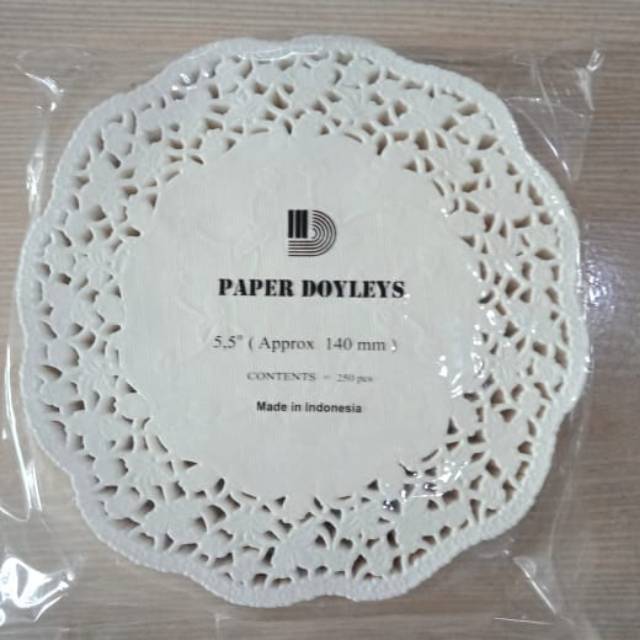 Paper doyleys tatakan toples 5.5&quot;