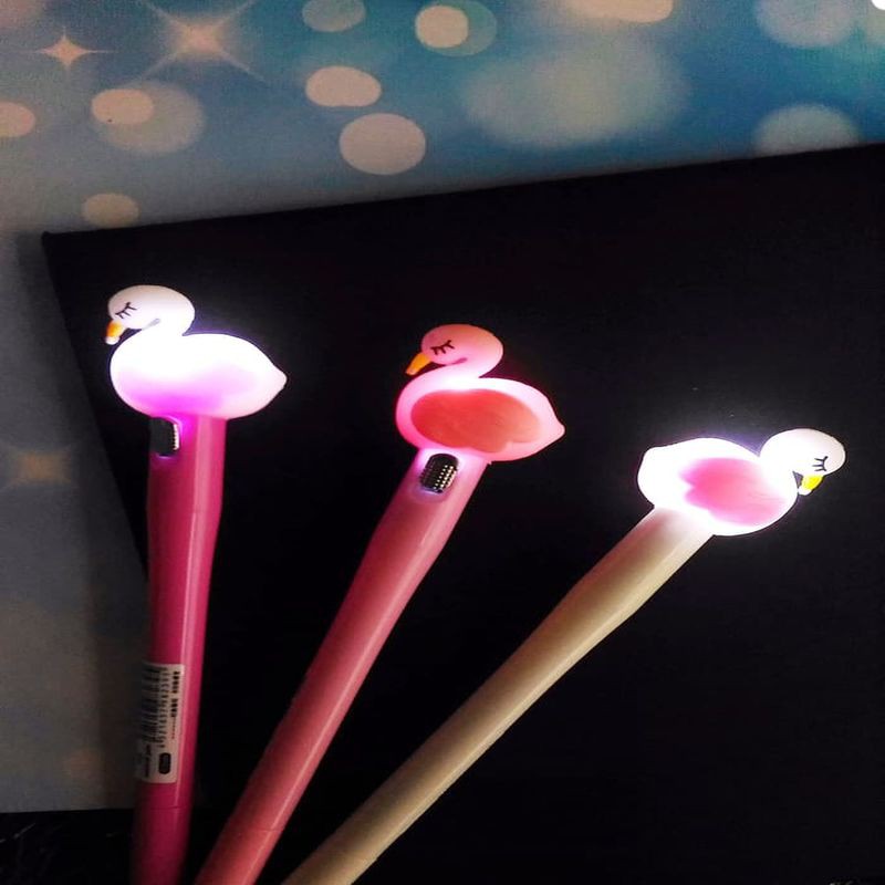 

Pulpen Lampu Angsa bisa nyala / Swan LED Pen