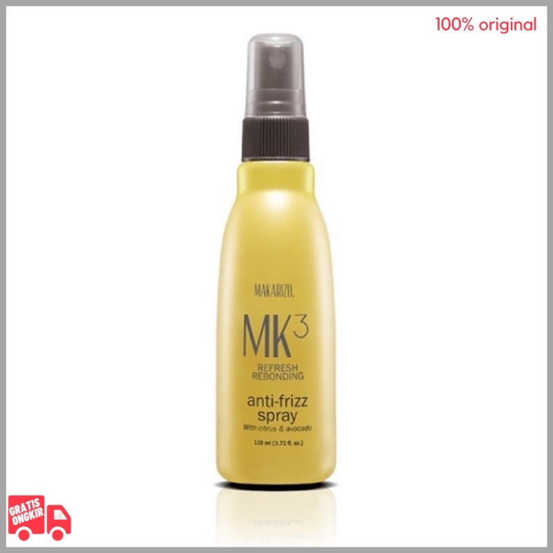 Makarizo Professional MK3 Refresh Rebonding Anti-Frizz Spray 110 ml |Bpom