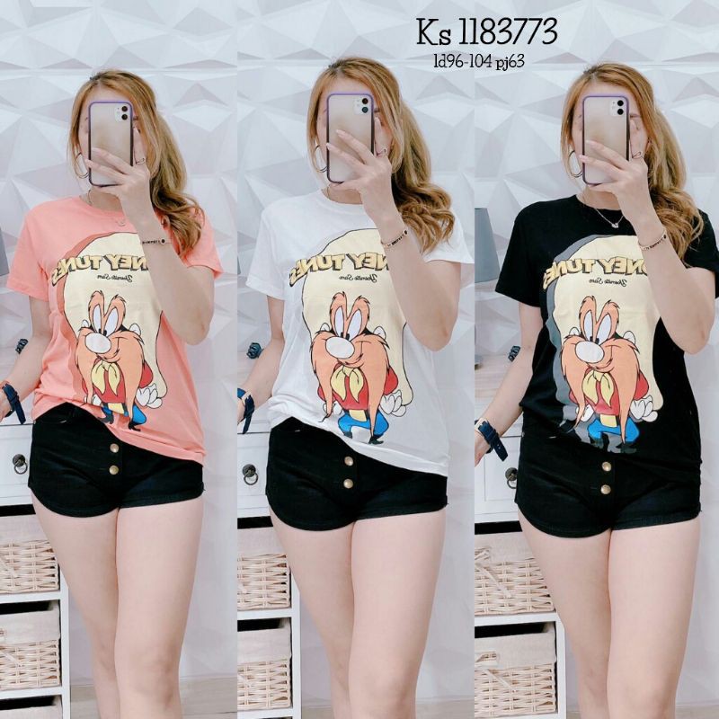 Kaos Atasan Wanita Import Bahan Katun1183773 Disney
