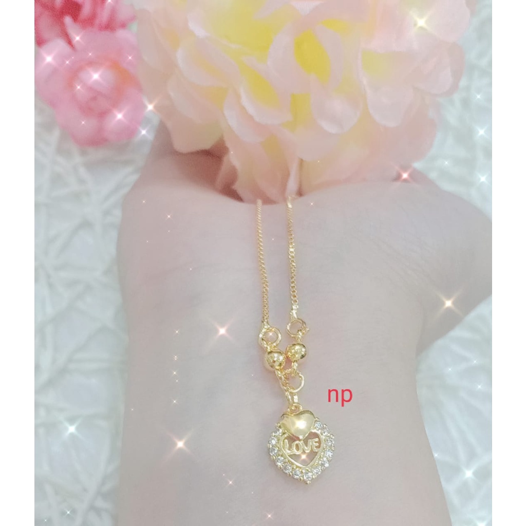 Kalung Anak Perempuan Xuping Gold Liontin Permata  *01