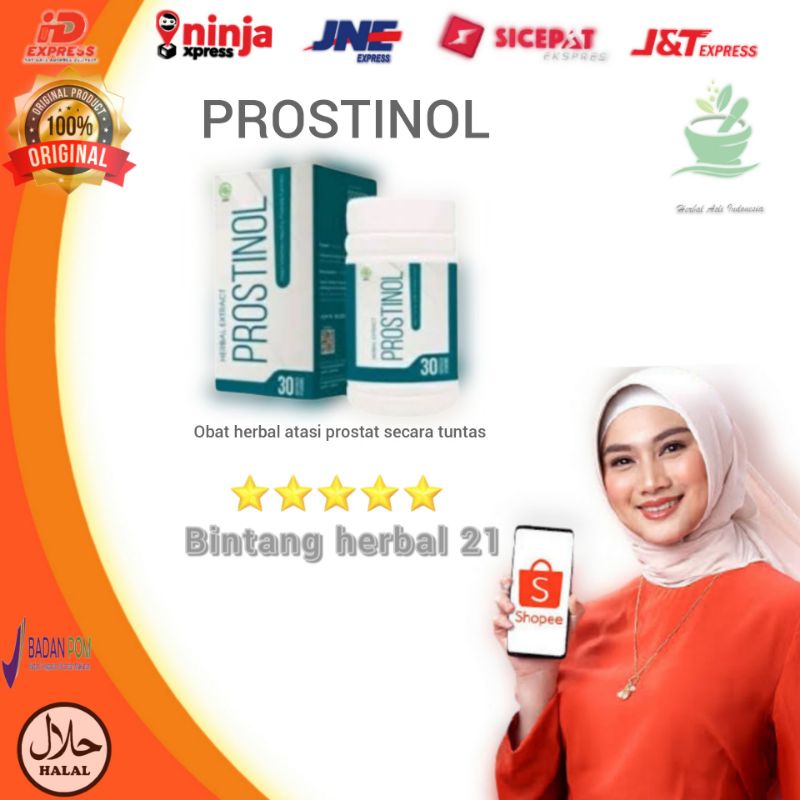 Prostinol obat  herbal mengobati prostat asli bpom