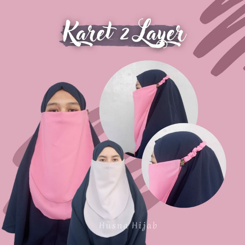 [HUSNA COLLECTION] Cadar Karet 2 Layer Dewasa / Cadar Karet 2 Layer Wolfis / CADAR KARET MURAH