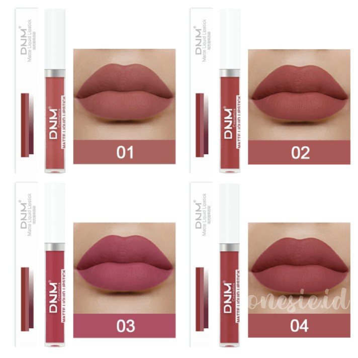 DNM Liquid Lipstik Matte Lipstick Long Lasting Matte 19 Colour Waterproof And Drable LA082