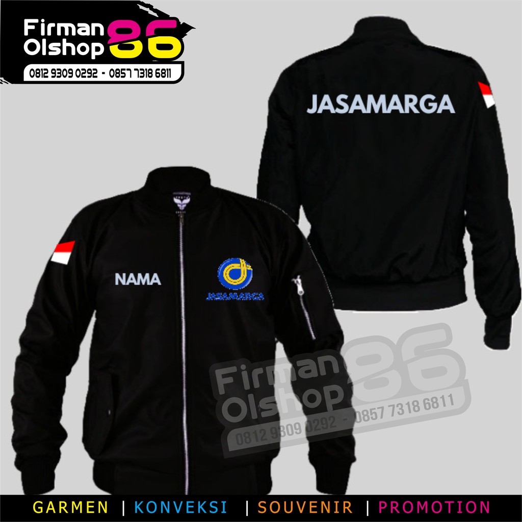 JAKET BOMBER JASAMARGA | JAKET JASAMARGA FULL BORDIR