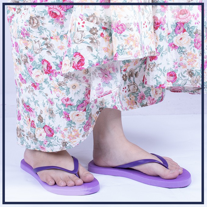 Alantasik - Sandal jepit polos / sandal wudhu / sendal wanita / basic heels / spon murah RS