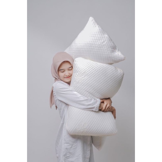 Bantal Hotel Premium / Bantal Guling Magnum Silk / Bantal Murah / Bantal Daffa (dijamin Orii)