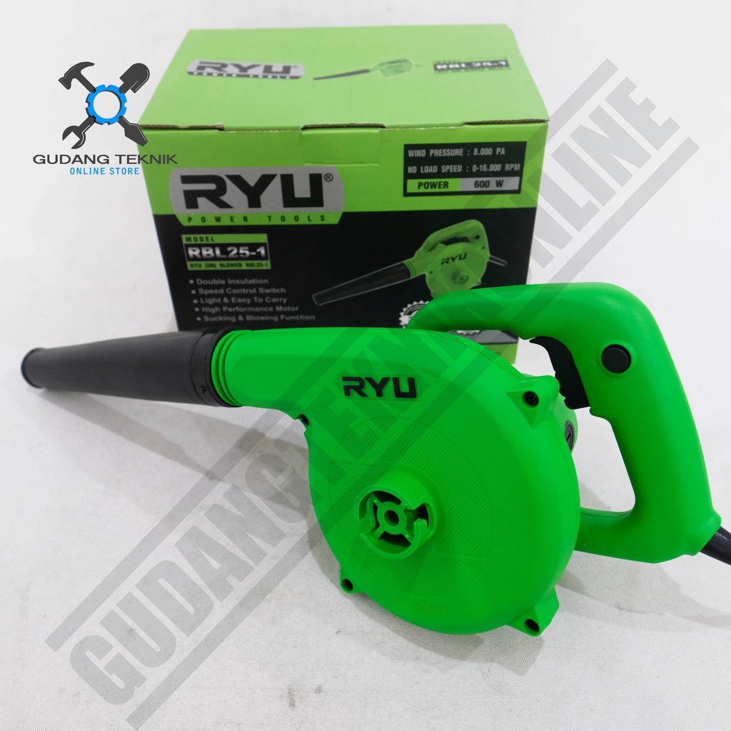 Mesin Hand Blower Ryu RBL25-1 / Mesin Blower Tangan Blower Angin  Ryu RBL 25-1 Electric Blower