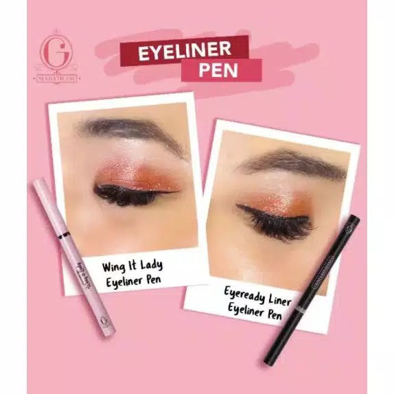 Madame Gie Eyeliner Pen Waterproof (Eyeready Liner / Wing It Lady Liner) / Perfect Liner 2in1 Eyeliner Stamp