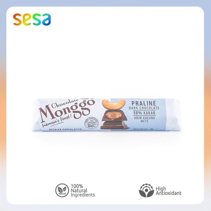 

Chocolate Monggo Praline Dark Chocolate 58% Kakao 40 g Best Seller